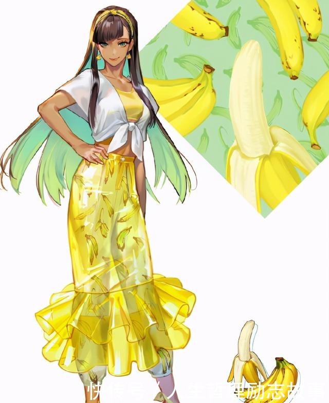 水果|当水果被拟人化,桃子很有中国风,柠檬妹子不仅不酸看着还挺甜