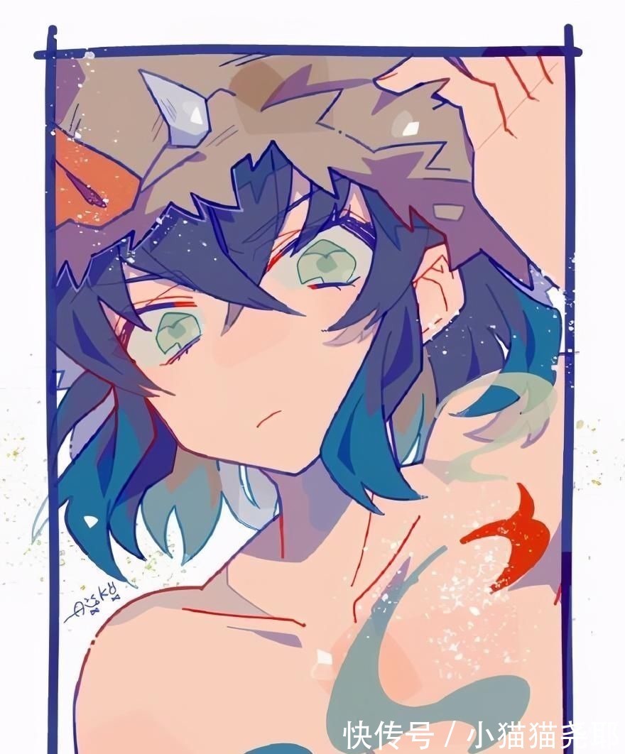 炭治郎|鬼灭之刃:Q萌头像,师兄与蝴蝶的情头很甜蜜,可惜其中有个叛徒