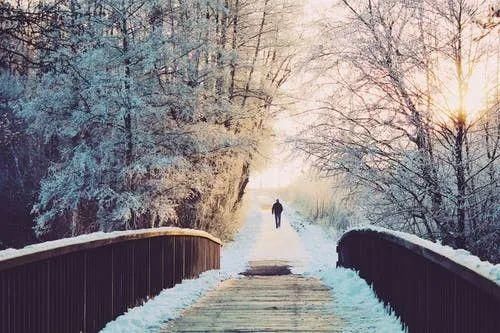 穿过县界长长的隧道，便是雪国