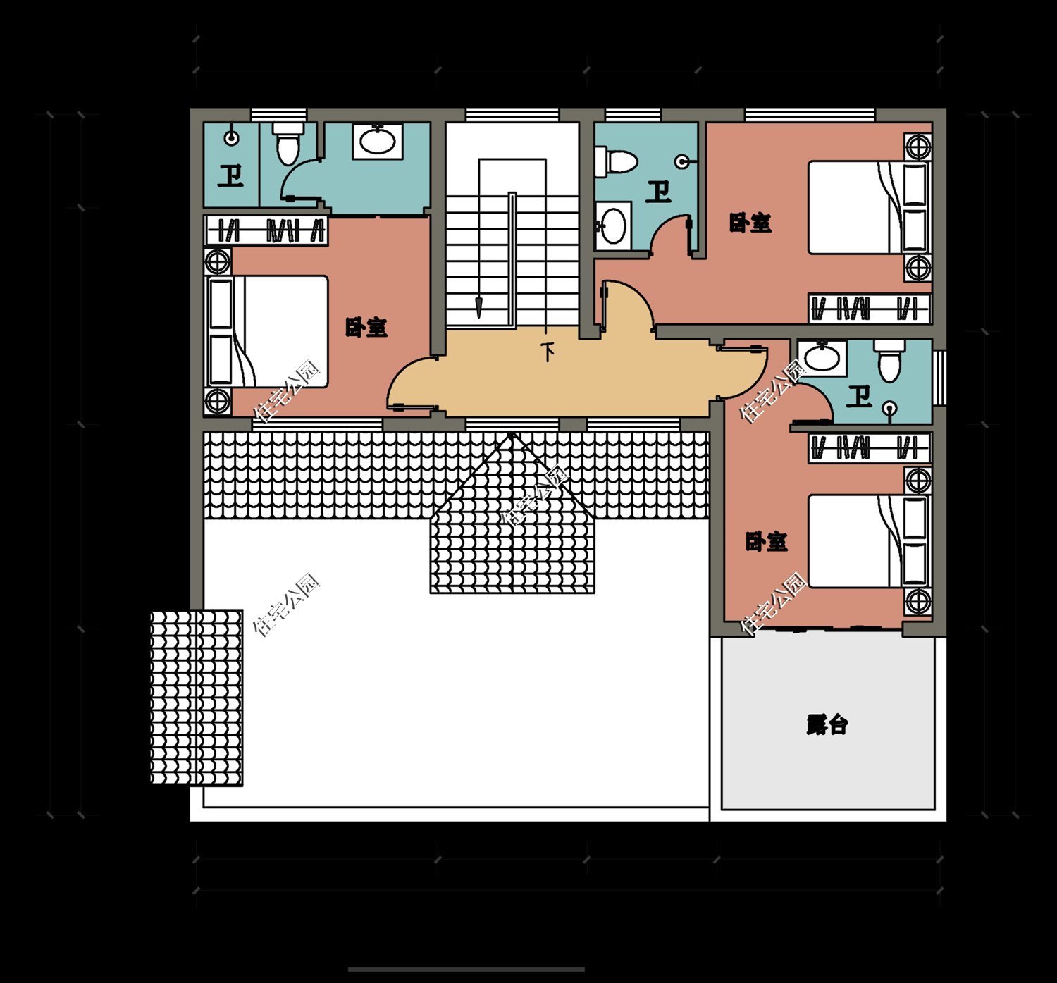 占地尺寸|终于找到20多万就能建的农村别墅图纸，10套户型你更喜欢哪一套？