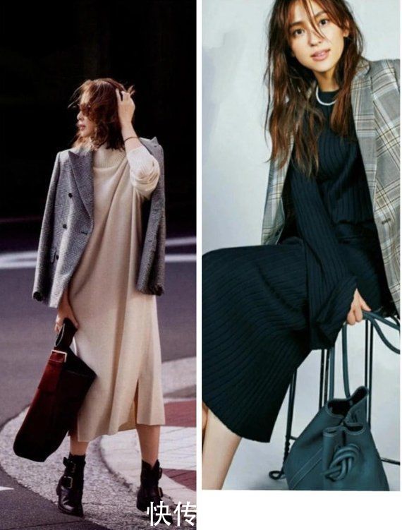 40岁女人开春别总穿卫衣，日系风西服指南来了，照着穿真优雅