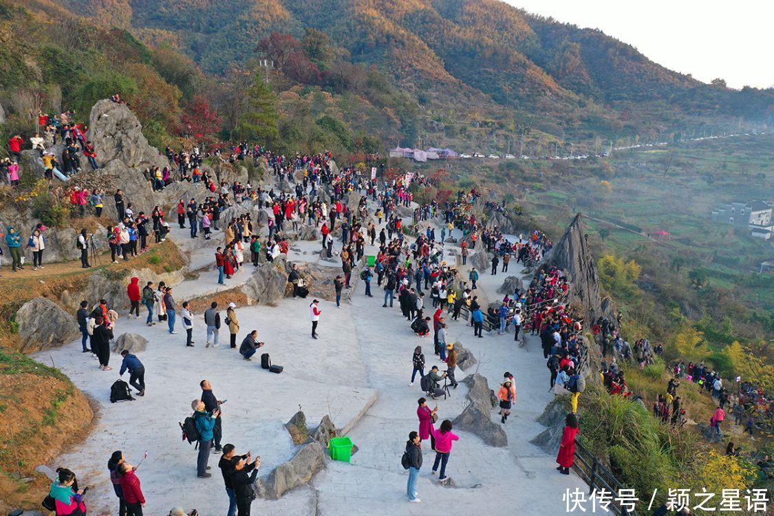 人山人海拍石城，一个多小时，三架无人机炸机