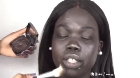 非洲女子要涂多少化妆品,才能变白皮肤?化妆后令人无法淡定