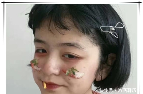 最近“水果＋脏脏妆”火了，忍了黄瓜西瓜，看到草莓：满满少女心