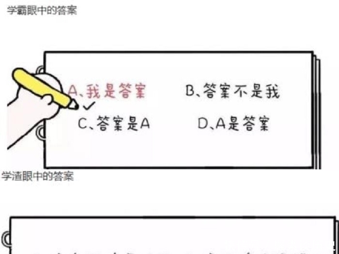 沸羊羊学渣一枚，期末考试现真章，看到书包网友恍然大悟
