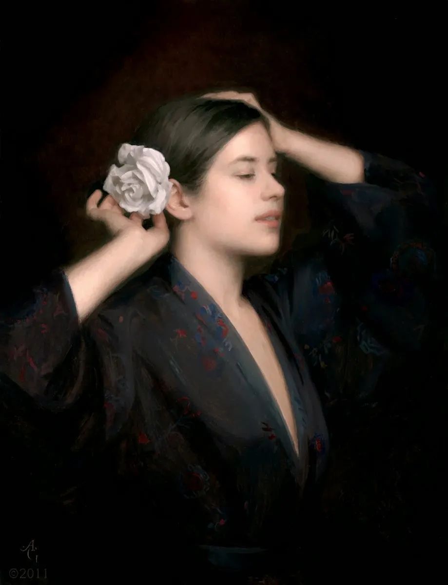 肖像|注入生命的肖像画家 阿德里安的油画作品