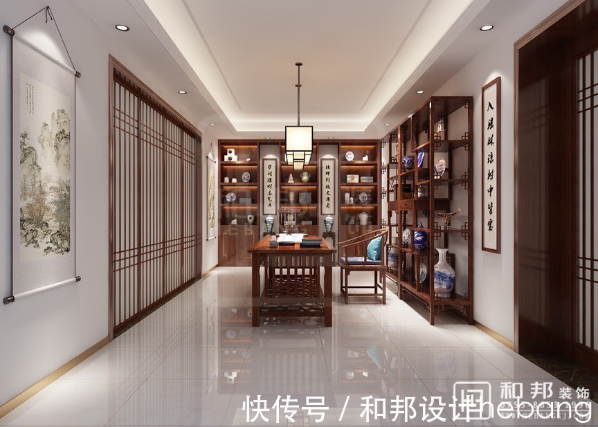家具|农村自建房的新中式风格,颜色搭配与空间线条是重点!