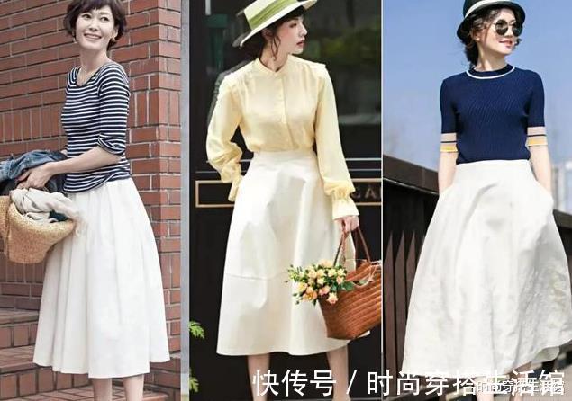 高级 穿来穿去,还是半身裙最百搭,这4个搭配思路,轻松穿出高级感