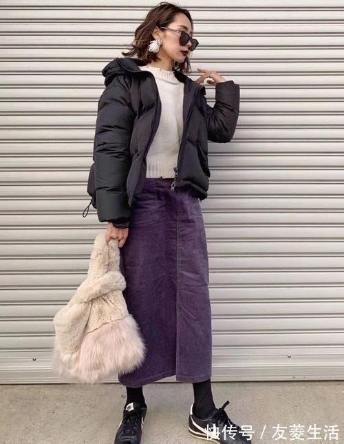 半身裙 仅156cm的她，凭什么会穿？日本素人“显高穿搭”，惊艳高级