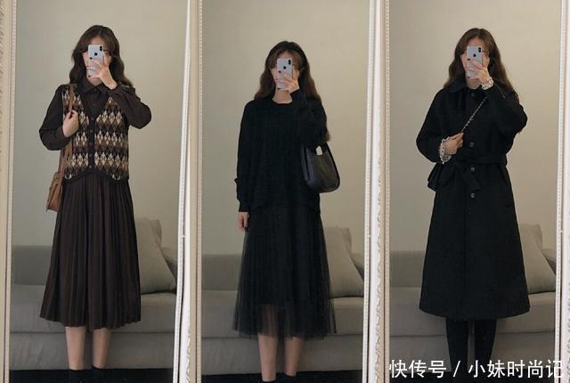 显瘦|简单基本款的冬日搭配, 好看显瘦不臃肿, 喜欢的话就快学起来!