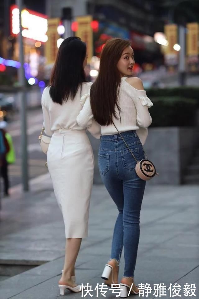 知性|闺蜜之间的穿搭流行的穿法，应该是这两位小姐姐的穿搭了吧