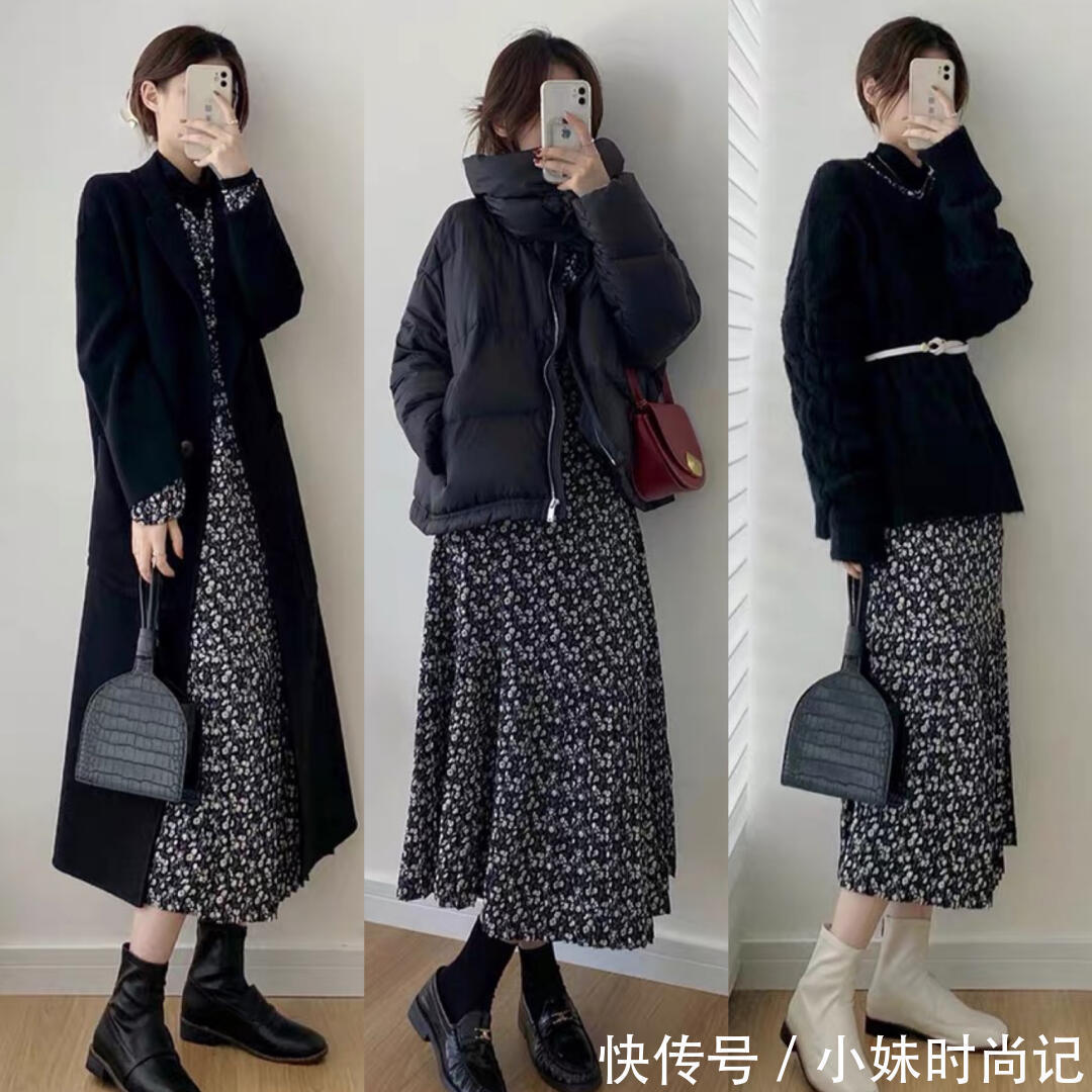 别怪黑色大衣沉闷,学会运用"点缀大法",平平无奇的黑也能出彩