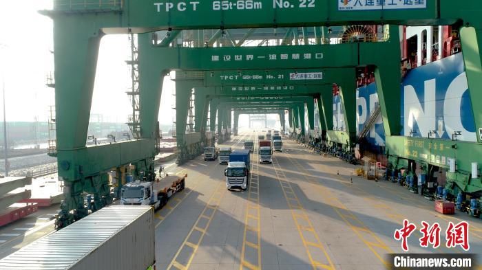 堆场|天津港港口自动驾驶示范区（二期）启动运行