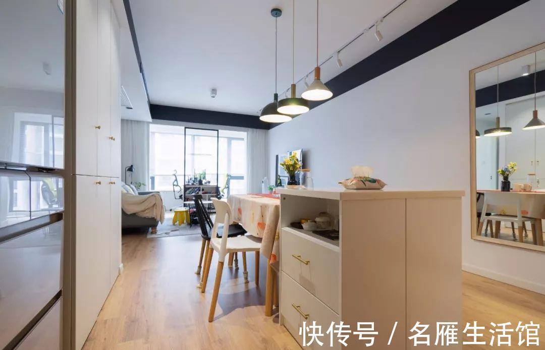 中岛台|要我说,厨房里加个岛台,一侧留空连着吧台,能收纳能用餐!实用