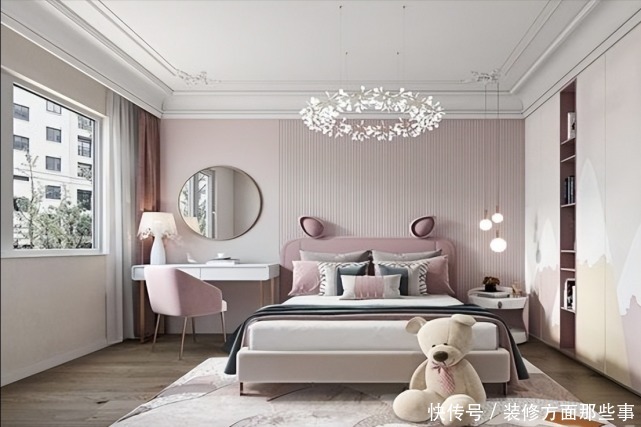 欧式|125平现代风三居室,欧式电视墙和草绿色碰撞出不一样的火花