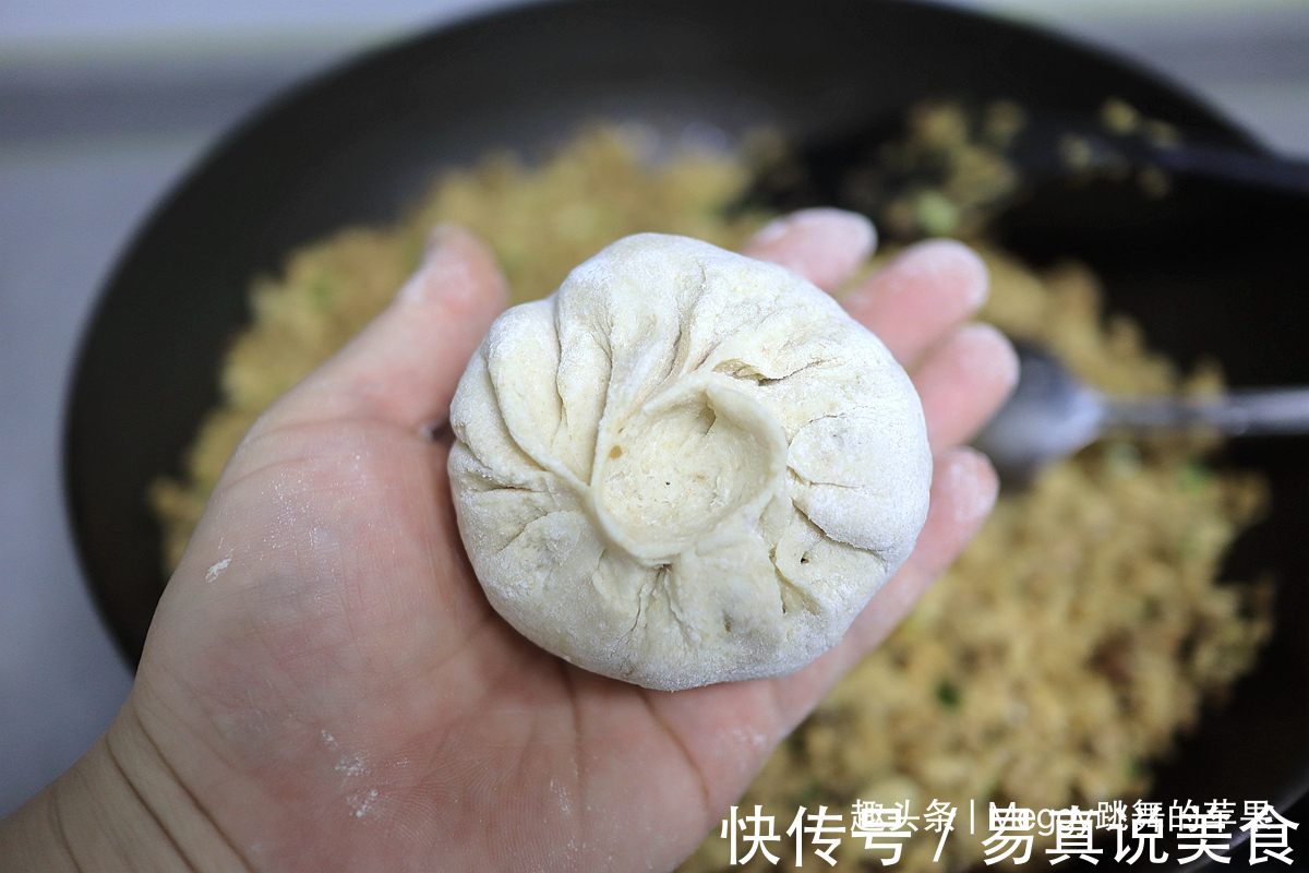 家有干笋干货别发愁,苹果姐蒸大包子这招真赞,浓香暄软口感好