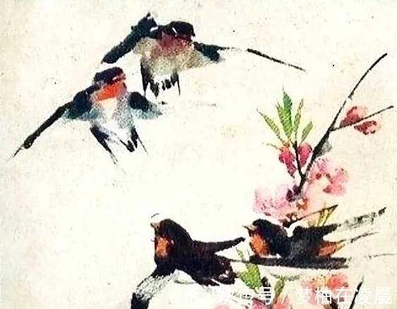 笔法&任伯年笔下的小写意鸟儿