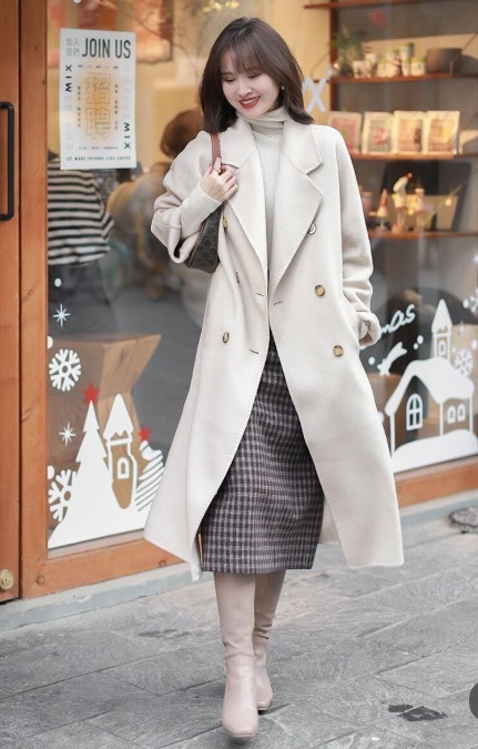 博主|冬天不穿“格纹裙”就out了!看潮人这样搭,回头率超高