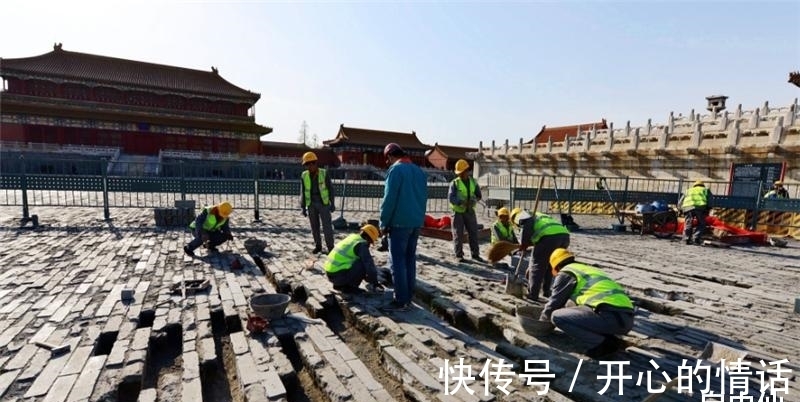 修缮|故宫破损的地砖需要修缮，专家挖开后不淡定了。网友：朱棣心太狠