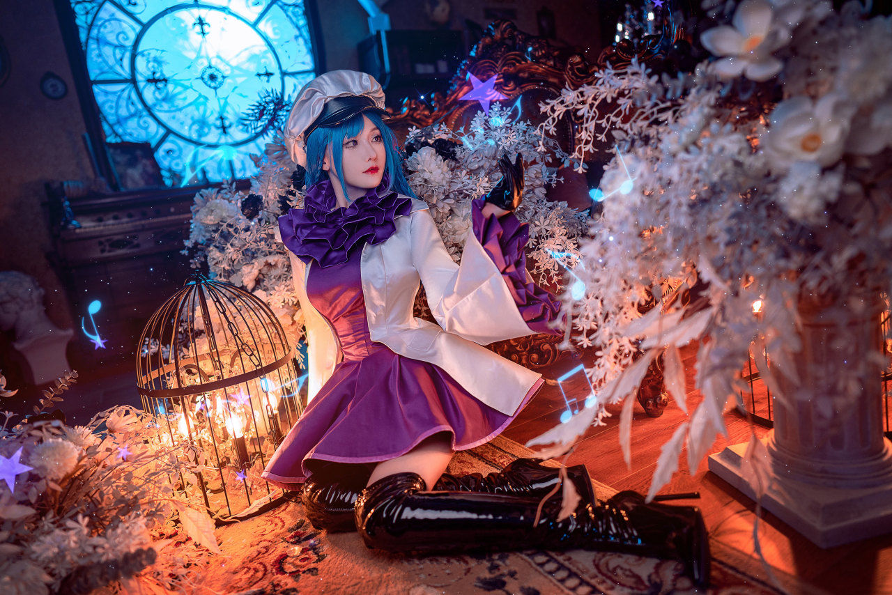 博丽灵梦cosplmusedash &东方project，玛莉嘉&博丽灵梦cosplay