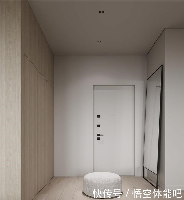 背景墙|看了他“空空荡荡”的家,叫我羡慕不已,全屋原木风,太高级了!