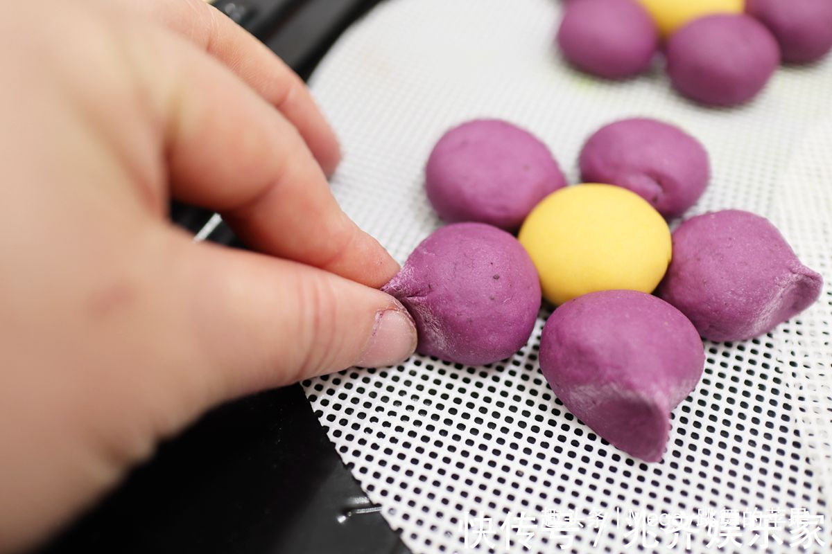 手货|南瓜紫薯成抢手货，做成馒头暄软香甜惹人爱，一次发酵省了1小时