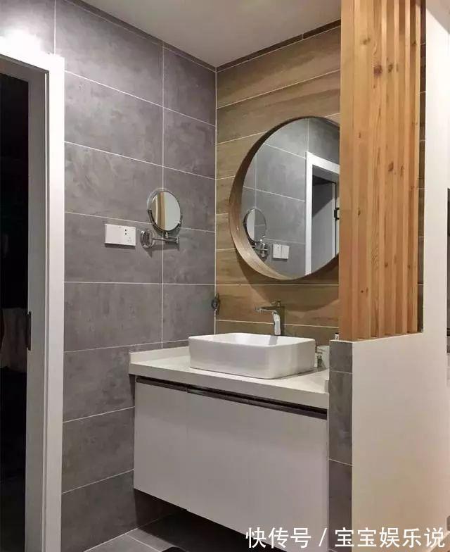 玻璃|卫生间光做干湿分离还不够,9种洗手池隔断,精致美观又实用