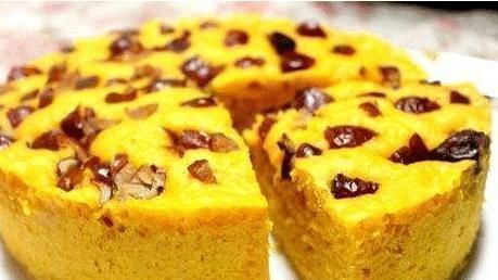 红枣|电饭锅做发糕，不用1滴水，蓬松暄软做法简单，闺女就爱当早餐吃