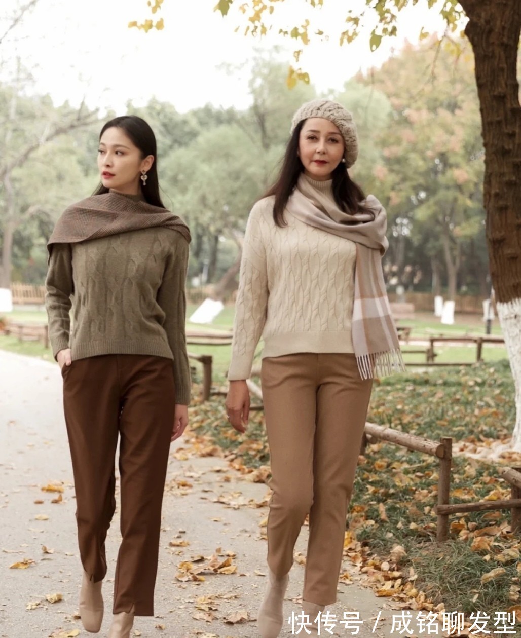 中年妈妈|这几位时髦的中年妈妈,穿搭都有这三个共同点,怪不得这么有气质
