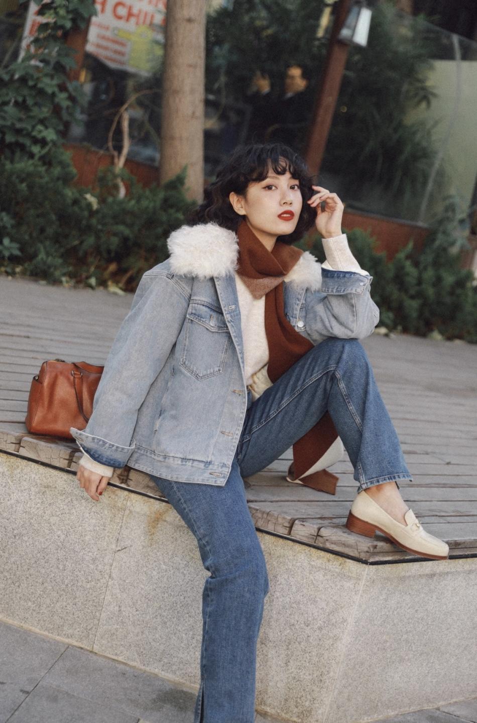 黄色系|冬季想耍帅,就试试“夹克”,又美又飒,160cm小个子也能驾驭