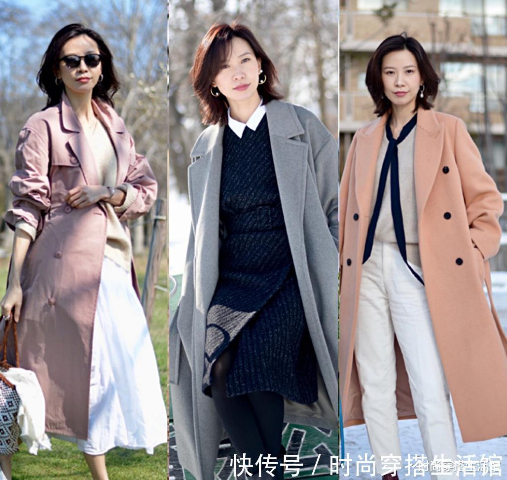 色系|越简单越高级!40、50岁的女人这样穿,清新减龄又显气质,太美了