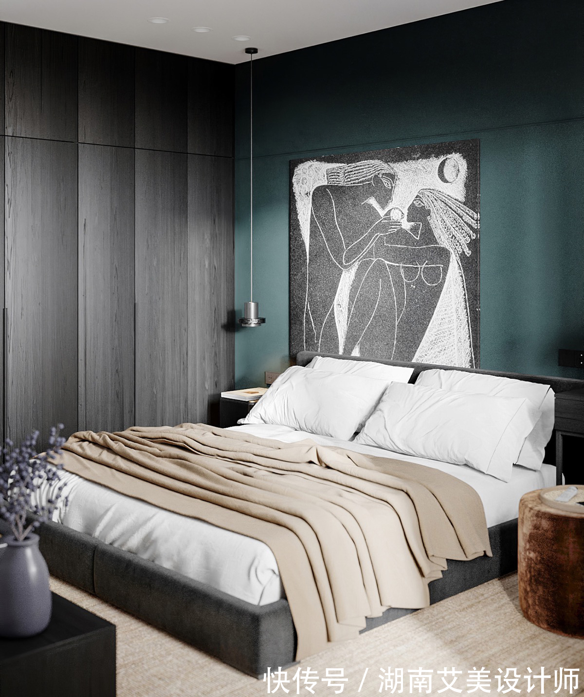 客餐厅|178㎡现代风软装设计,空间舒适宜人!