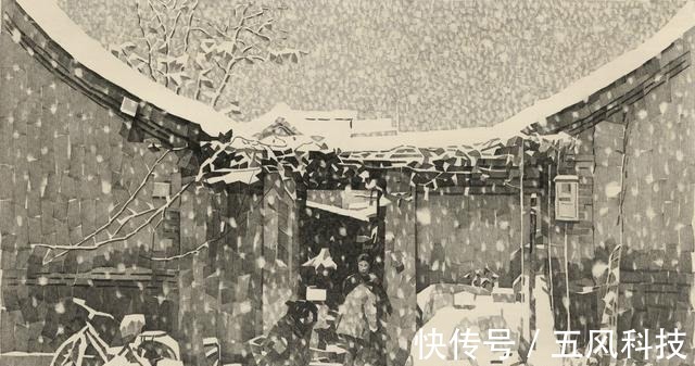 胡同#用铅笔画的胡同!笔法细腻逼真,像老照片一样!