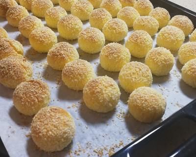 蛋黄椰丝球-君之版（减糖）附快速软化黄油方法