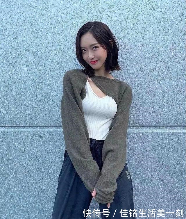 cr 适合亚洲女孩的韩式穿搭,早秋这么穿,洋气又时髦!
