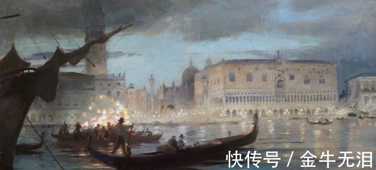 职业生涯!寻找颜色与光:色彩大师查尔斯·霍奇·麦基,在威尼斯的油画艺术