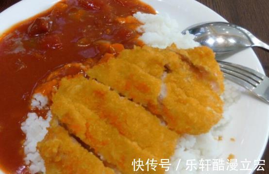 快手|做一道快手美食,茄汁猪扒饭制作起来很简单,材料也很少