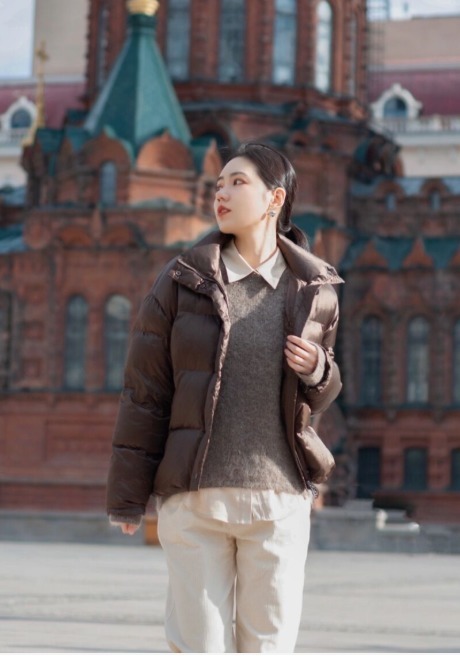 裤子 今年流行“羽绒服+裤子”,日常舒适又保暖,随便穿穿都有好气质