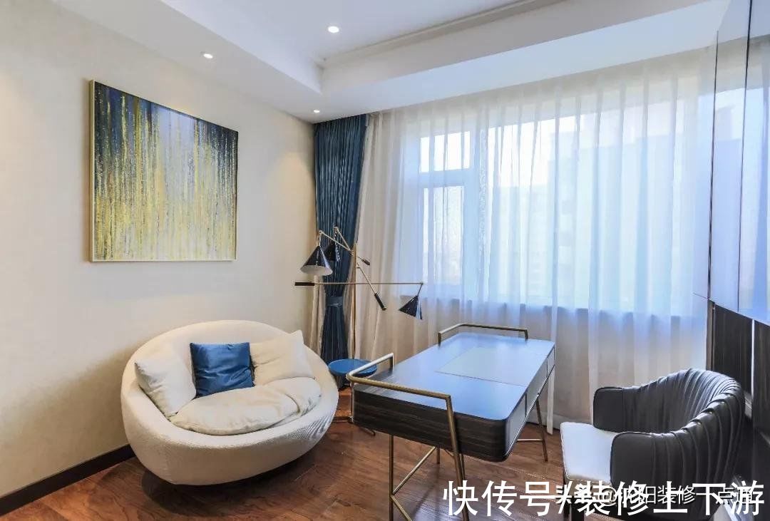 理石|227平现代轻奢装修实景图