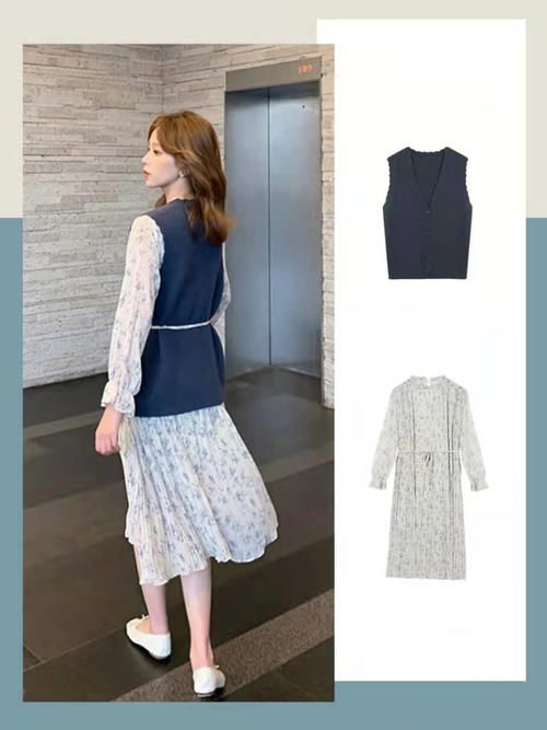 早春气候回暖，约会穿搭首选裙装，显高藏肉没得商量