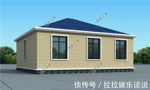 户型|一层自建房图纸,最后一款养老房的首选,图纸看完快收藏