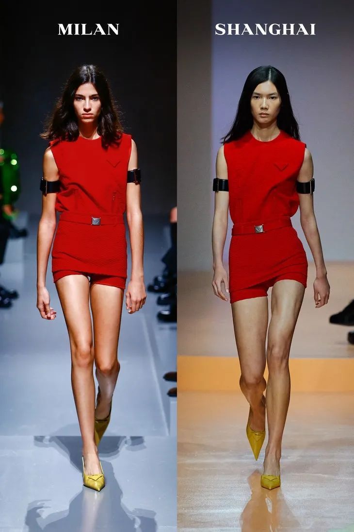 贺聪贺智米兰上海同台走秀，还是同一套|T型台 | 秀场