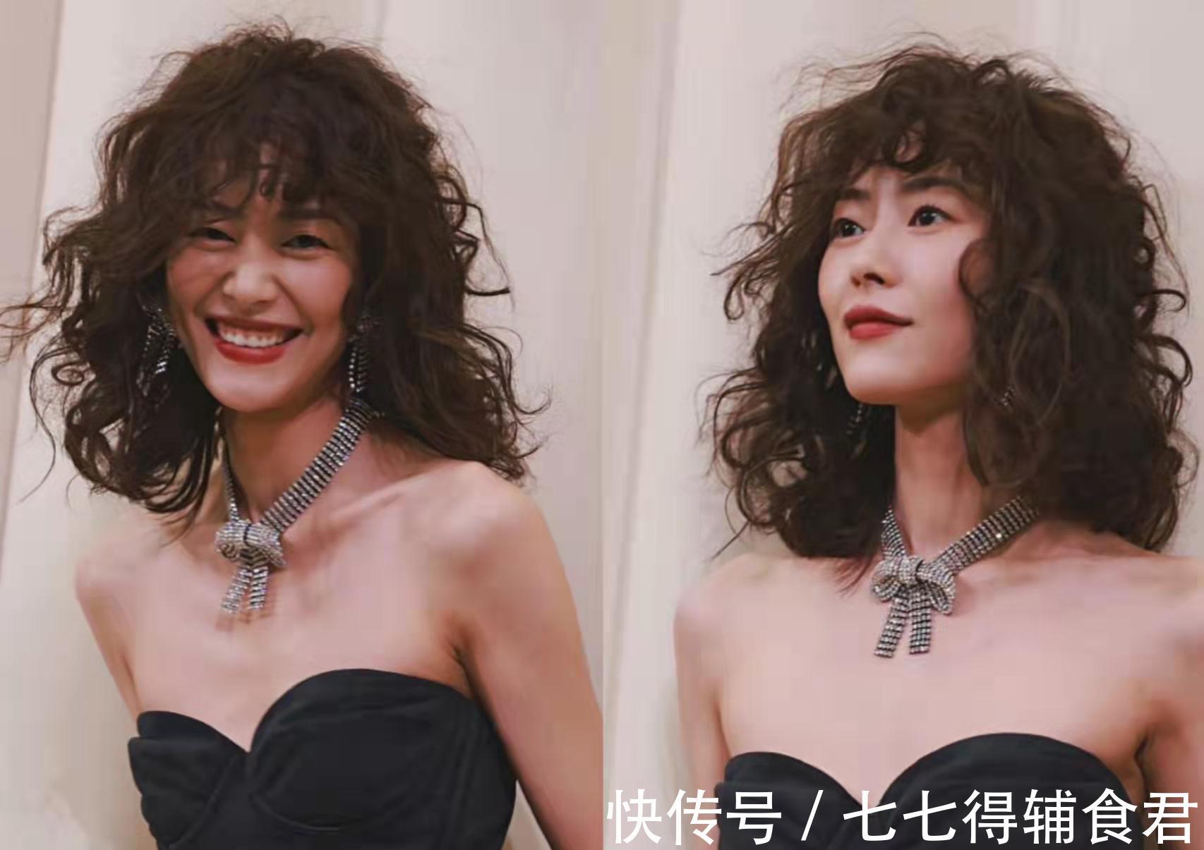 超模 羊毛卷发型太火,超模刘雯都上头!洋气时髦小脸,但这三种人慎入