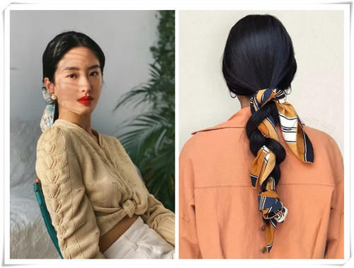 别老披头散发了，春季最流行的4种编发，展现知性美