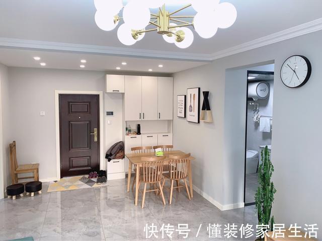 新房|新房装修了5个月终于完工,硬装仅花了3万,简欧风的效果太漂亮了