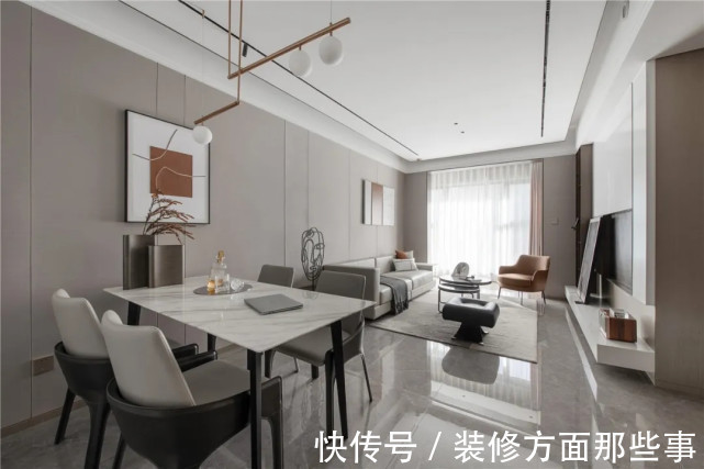 硬包|108平现代风三居室,空间充满现代简洁的大方感