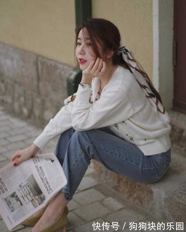 半身裙 秋天,针织衫怎么穿才是正解?学会几个搭配公式,提升气质又好看