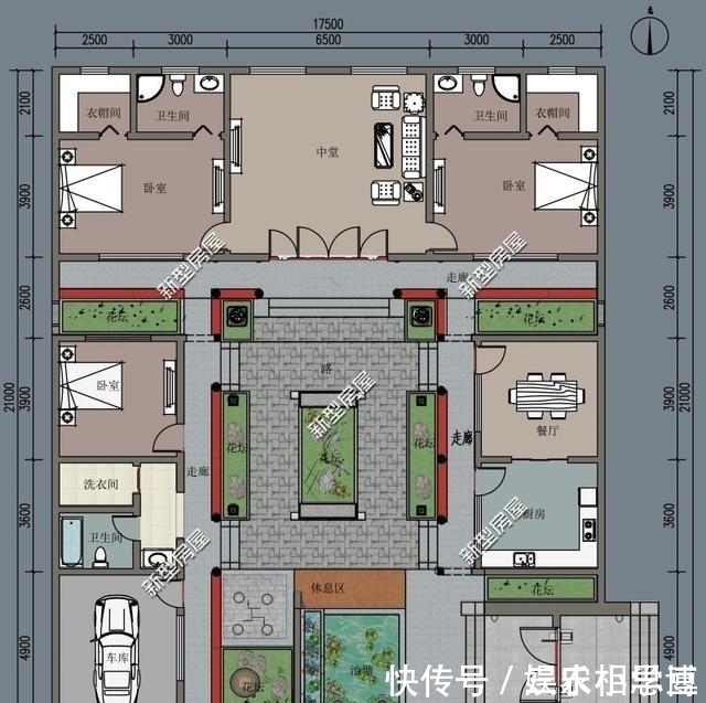 造价|5个合院,5种风格,哪个设计图更适合农村自建房?