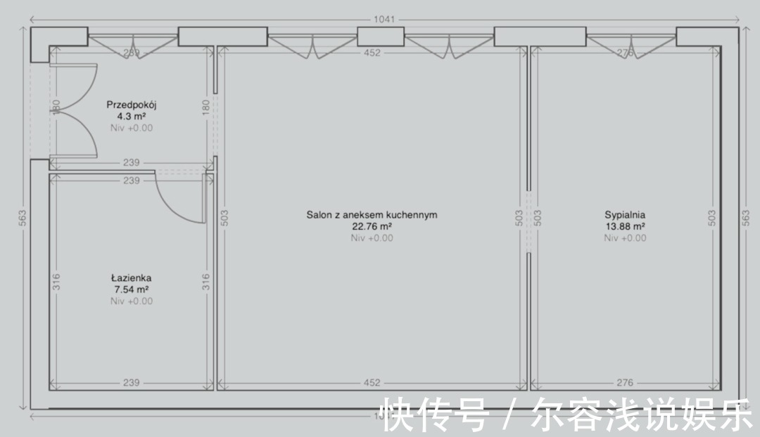 隔断|她买下48㎡小公寓，将墙全拆除，用玻璃做隔断，美翻