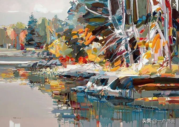 科特&他的绘画是光与色的交响乐,充满着前卫和时尚